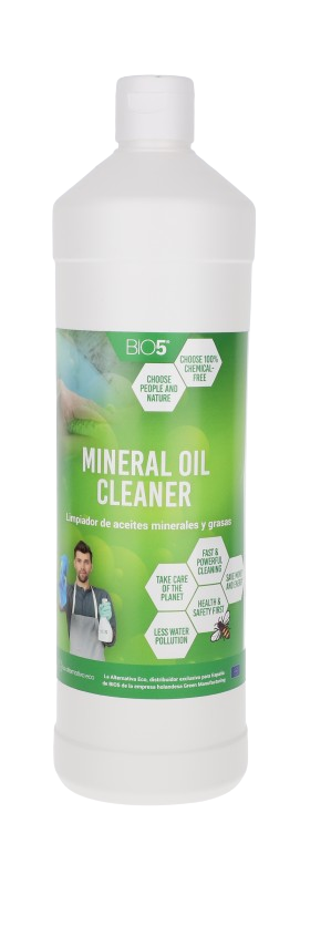Limpiador de Aceites Minerales BIO5 100% Orgánico (Perfecto para gasolineras)