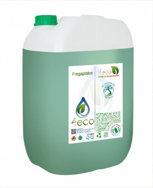 Friega platos 4eco con envase reutilizable